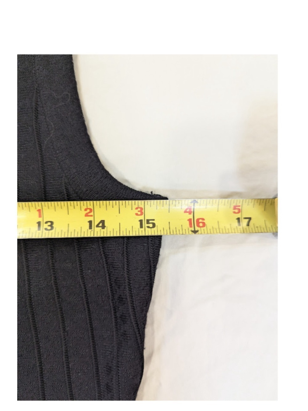Nic+Zoe Quiet Luxury Minimalist Fit and Flare Knit Dress Black Old Money Midi M - Picture 11 of 13